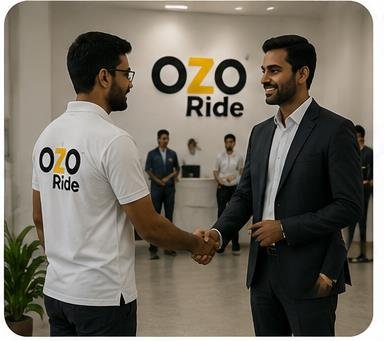 Ozoride team explaining transparent fleet pricing