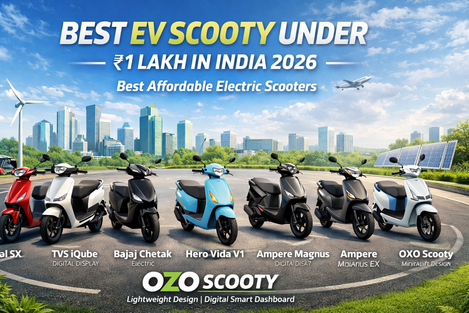 Best EV Scooty Under ₹1 Lakh in India 2026